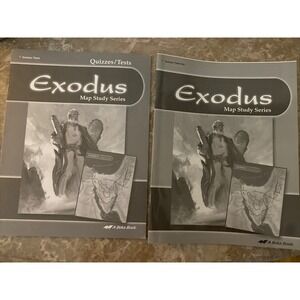 ABeka Exodus Map Study Series 7th gr Tests/Quizzes set homeschooling teacher/stu